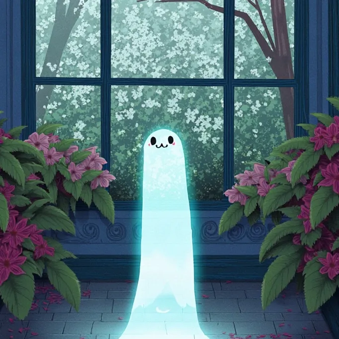 chat with ai character: little ghost 👻 