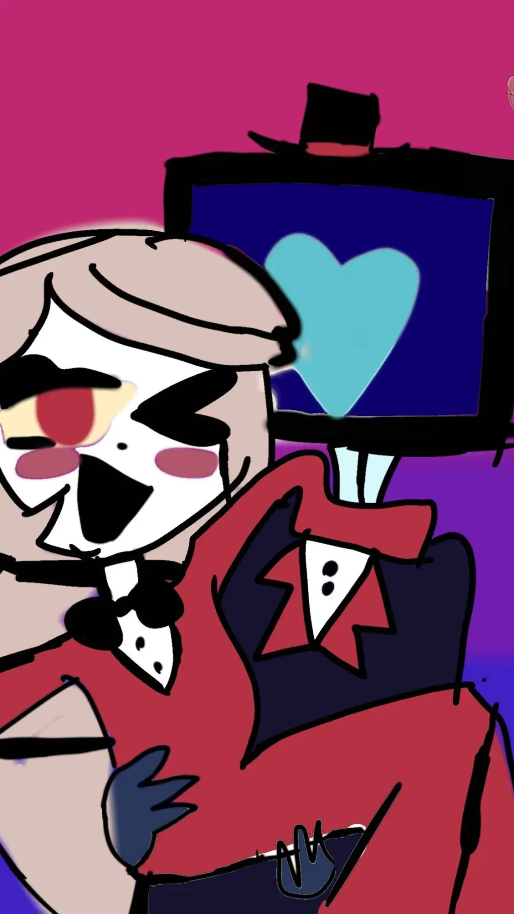 ai character: StaticBelle background