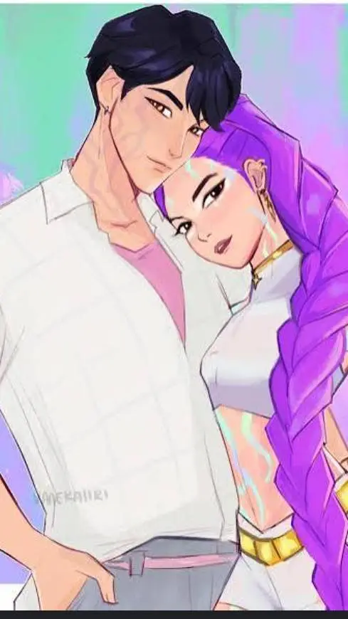 ai character: child of jinu&rumi background