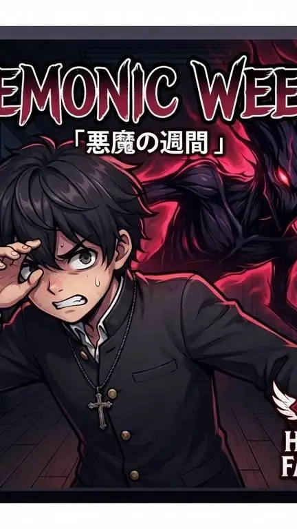 ai character: demonic week alpha background