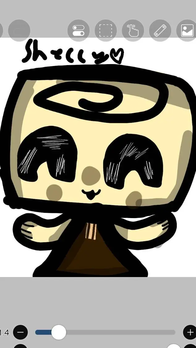 ai character: fruitcake background