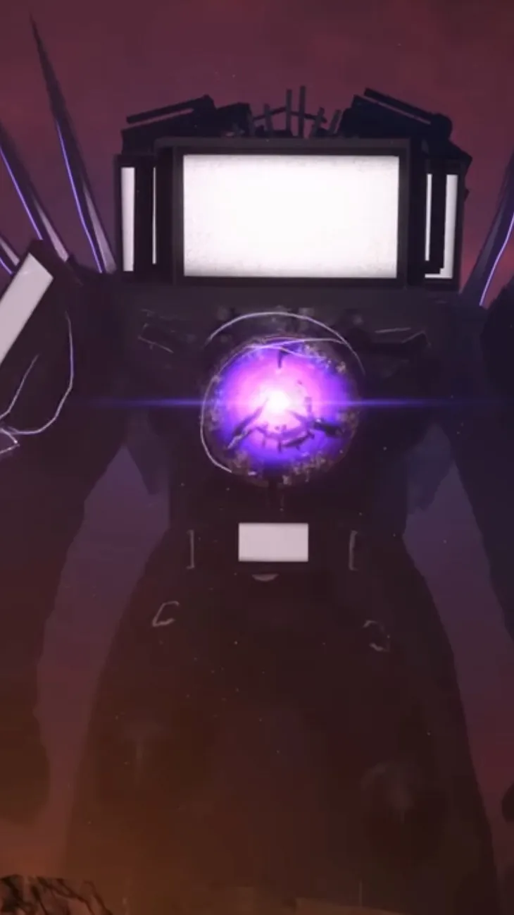 ai character: Titan tv man (77p3 background