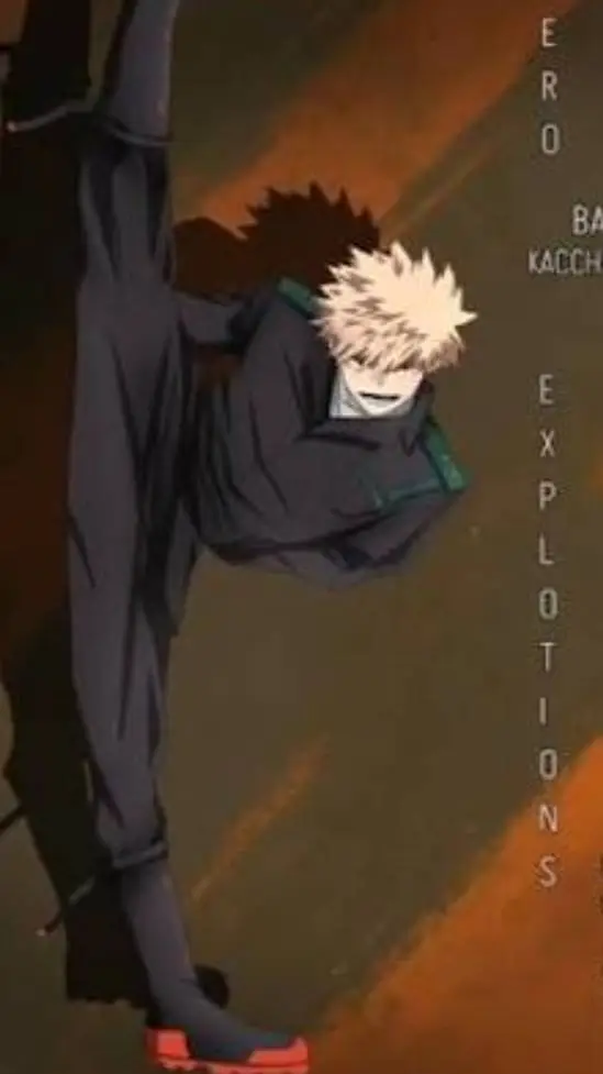 ai character: Katsuki bakugo background