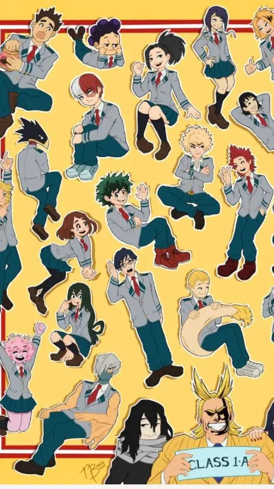 ai character: reverb Break mha  background
