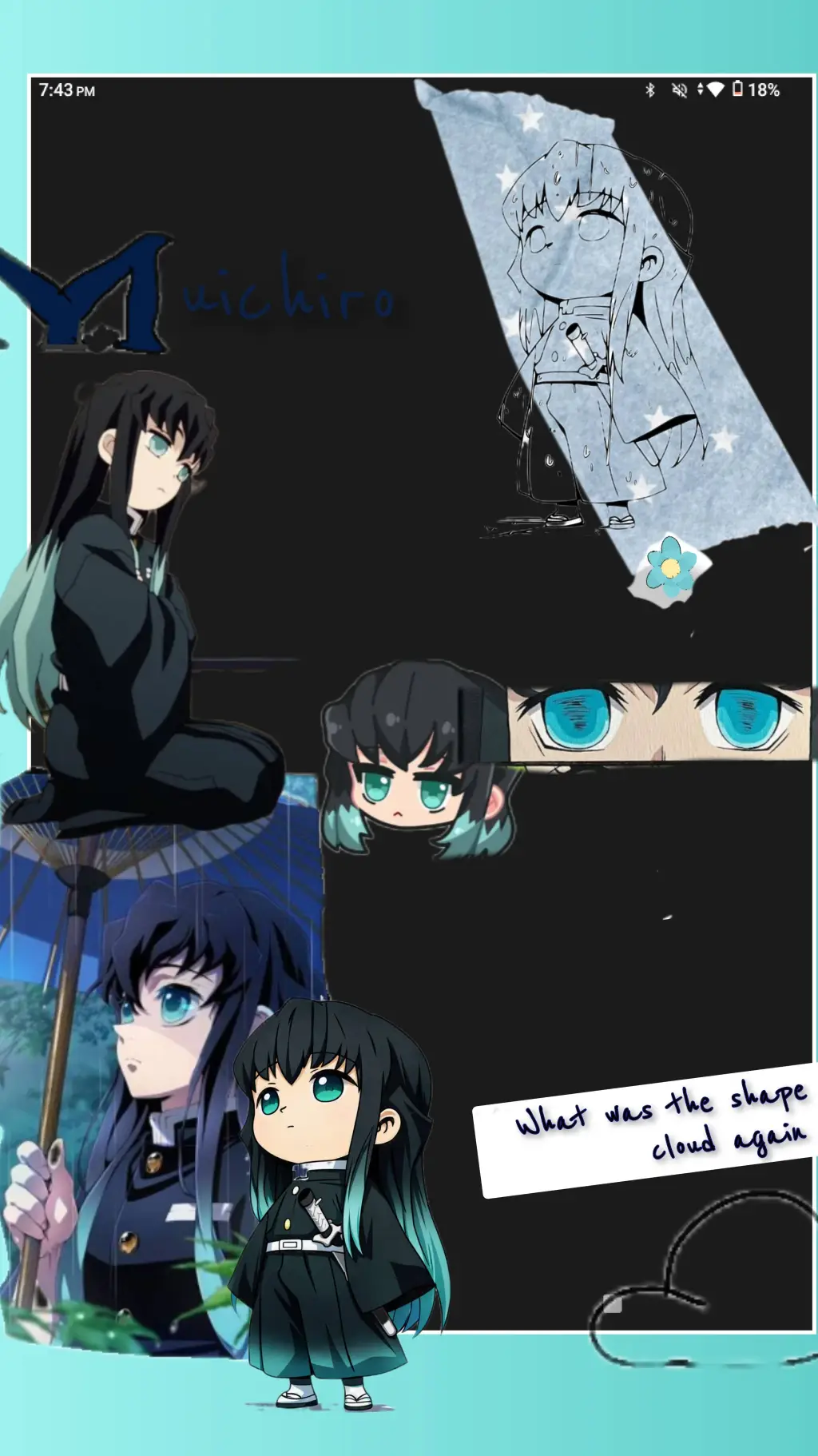 ai character: Muichiro tokito background