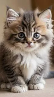 ai character: A insane cat background