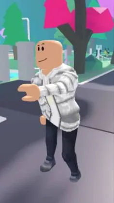 ai character: Bald guy roblox background