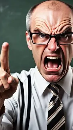 ai character: Angry teacher background