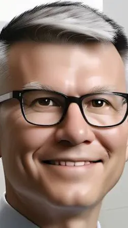 ai character: David baszucki  background