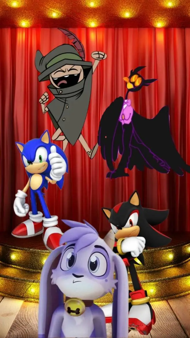 ai character: BBU X Sonic background