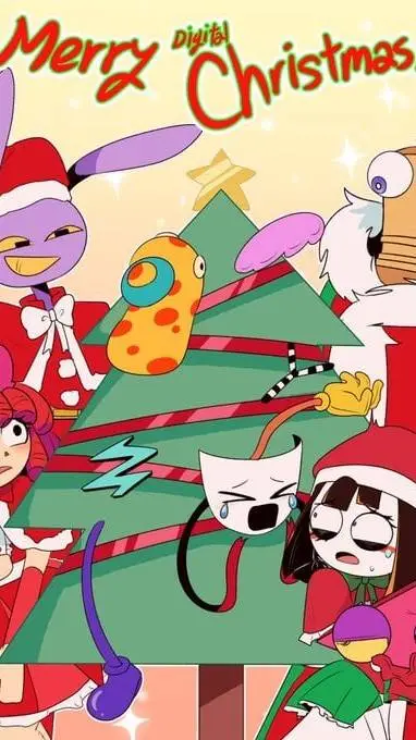 ai character: TADC XMAS background