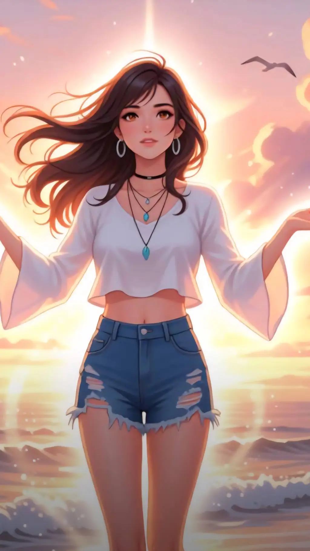 ai character: Angel background