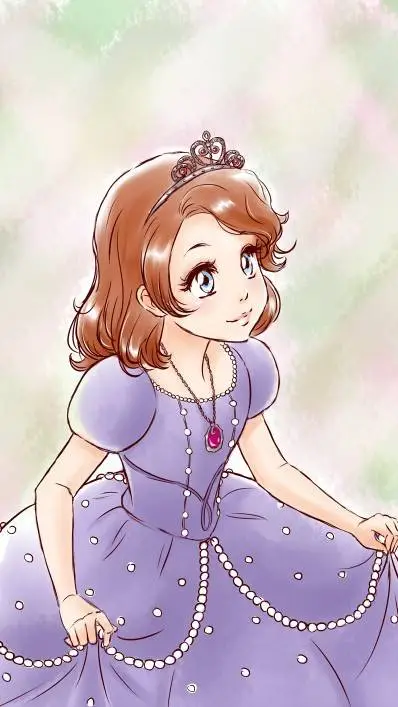 ai character: Sofia the first background