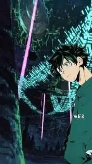 ai character: MHA Digimon background