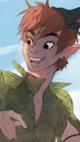 ai character: Peter Pan background