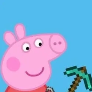 chat with ai character: Peppa in Minecraft