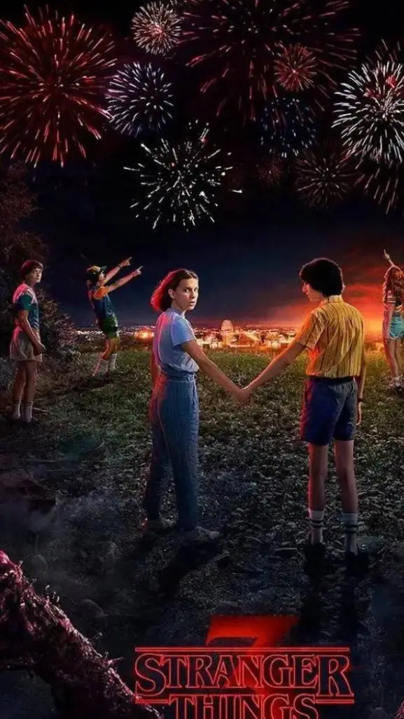 ai character: Stranger things??? background