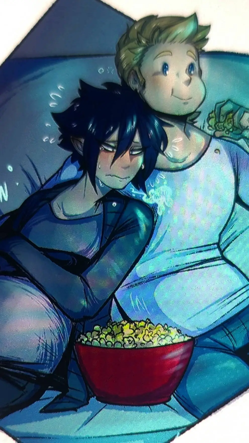 ai character: bloated tamaki background