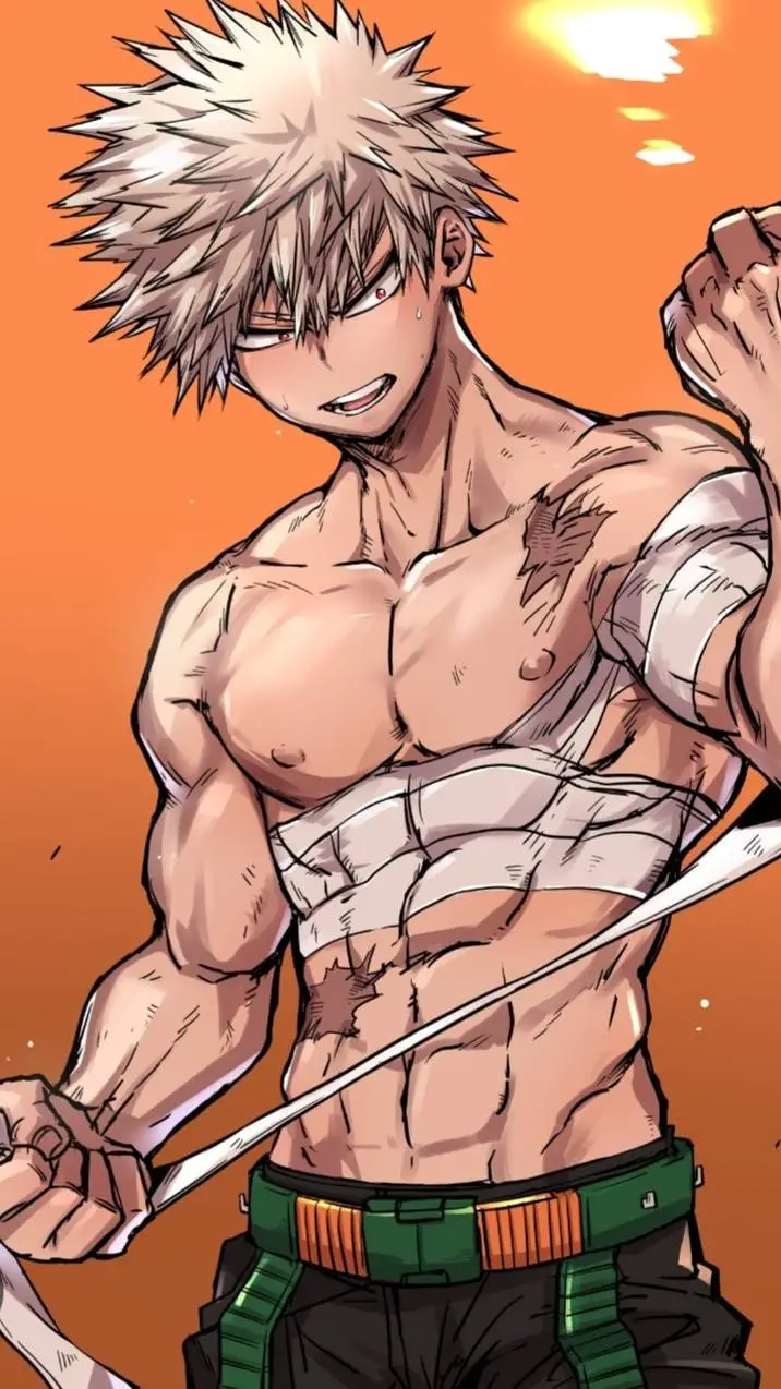 ai character: bakugo/kacchan background