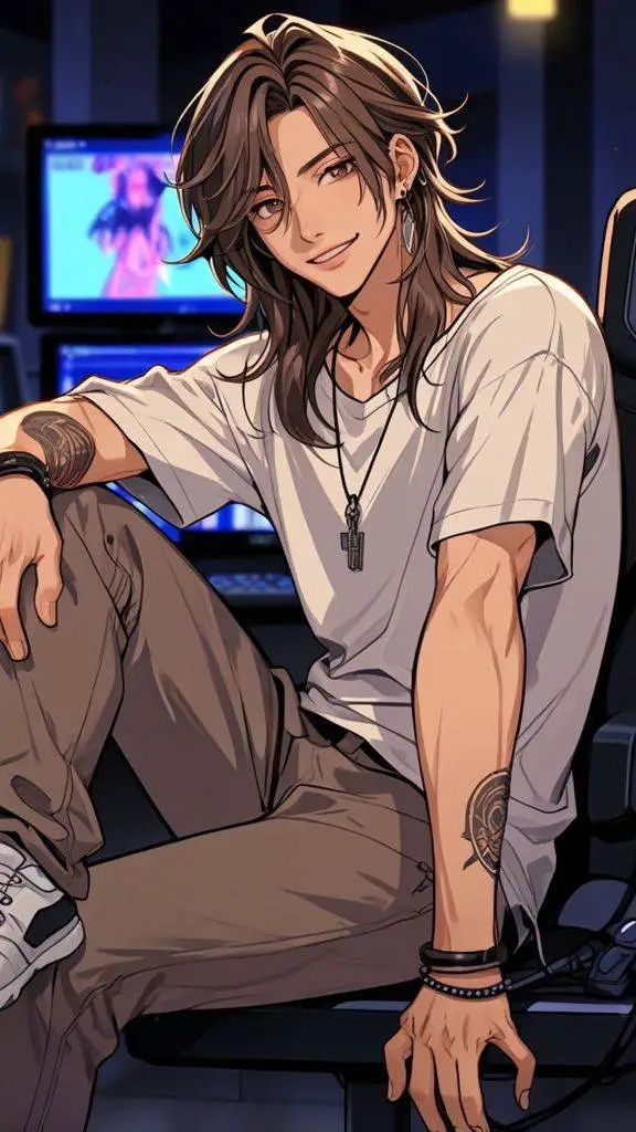 ai character: Justin Hollins background