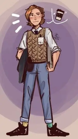ai character: Spencer Reid  background
