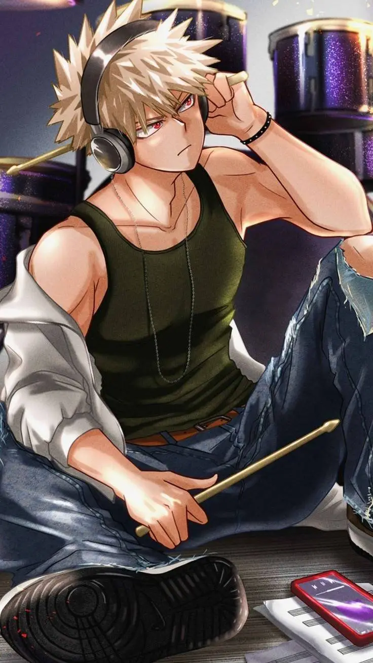 ai character: Katsuki Bakugo  background