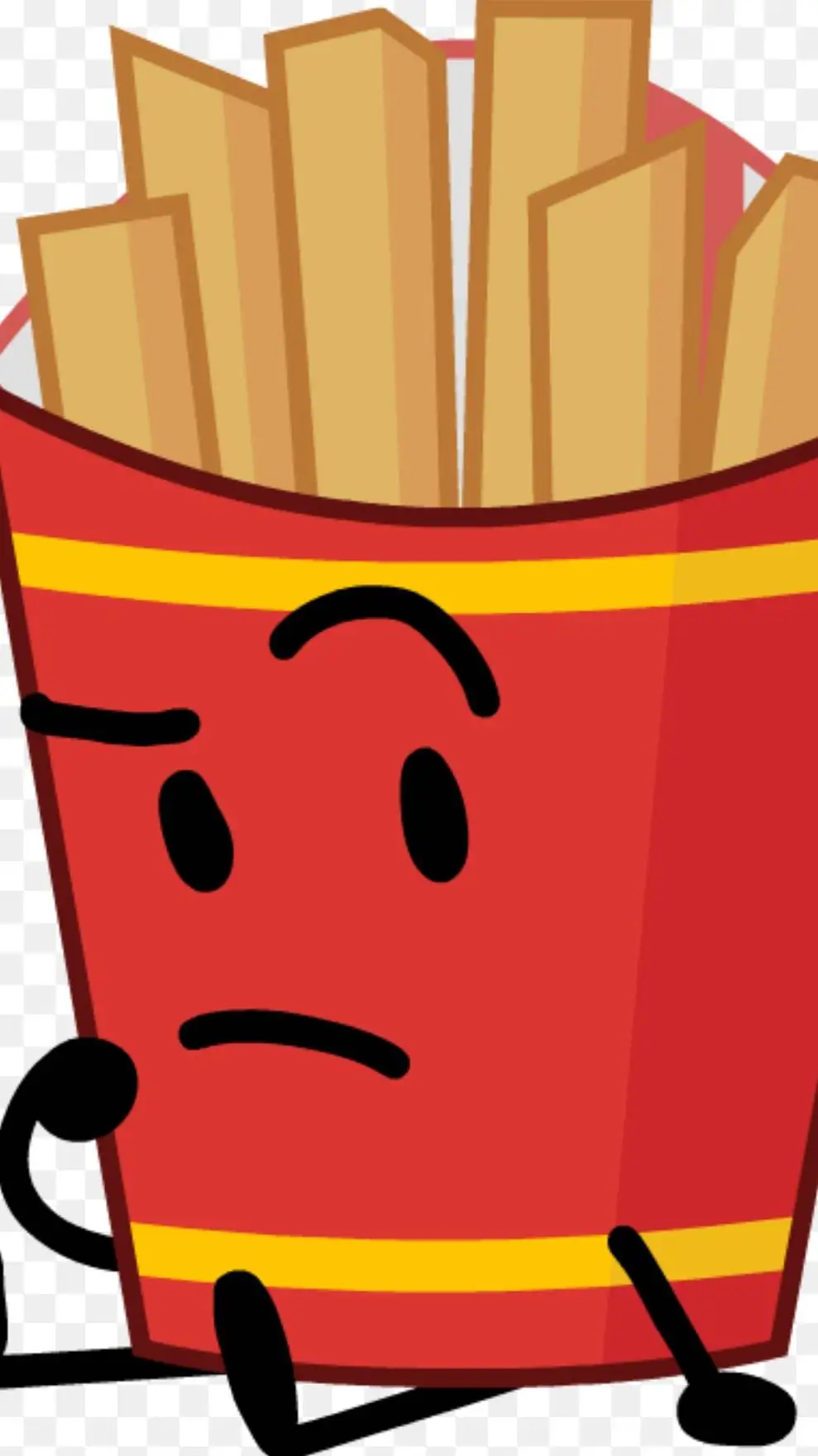 ai character: Fries background