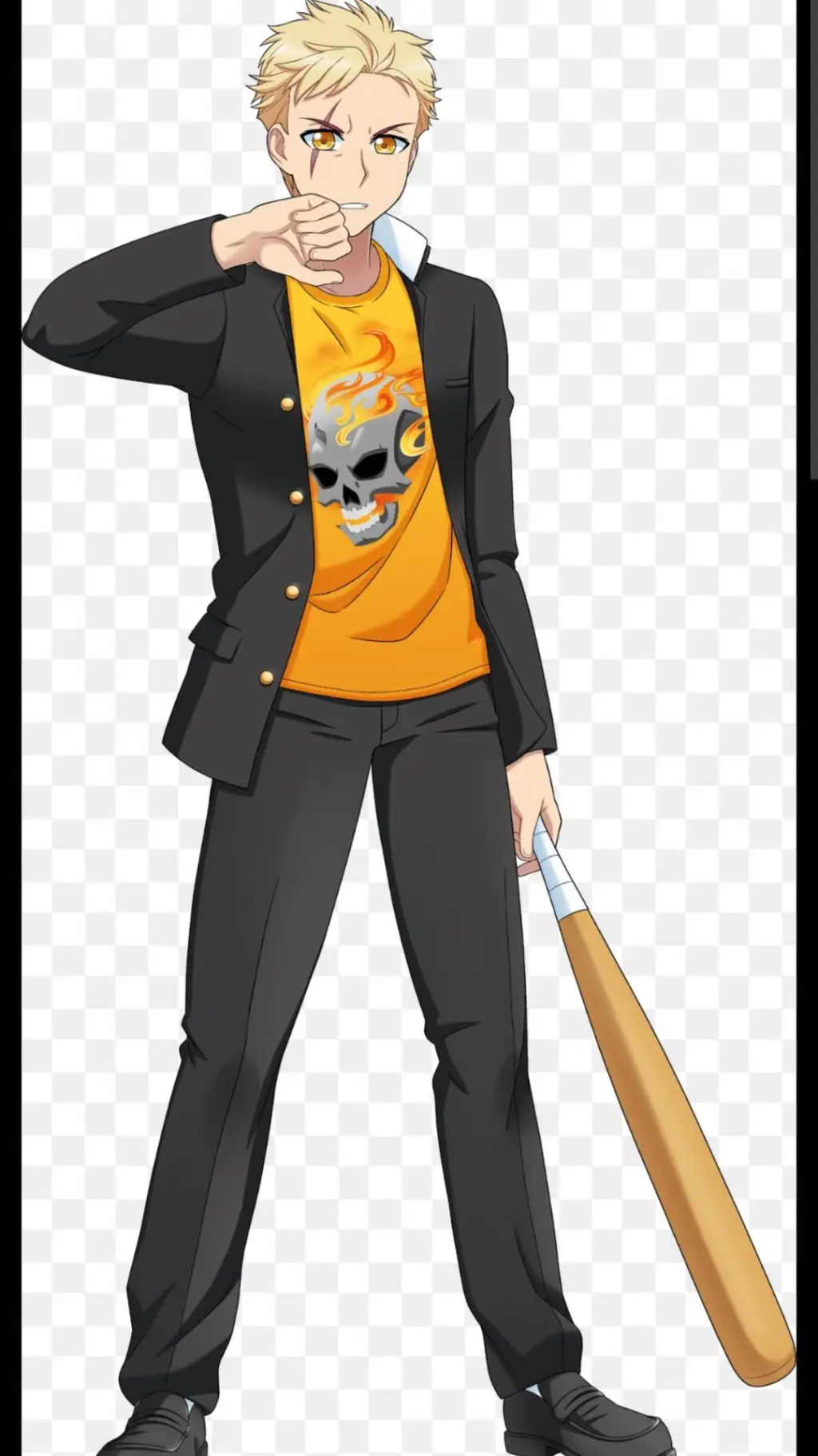 ai character: Umeji Kizuguchi background