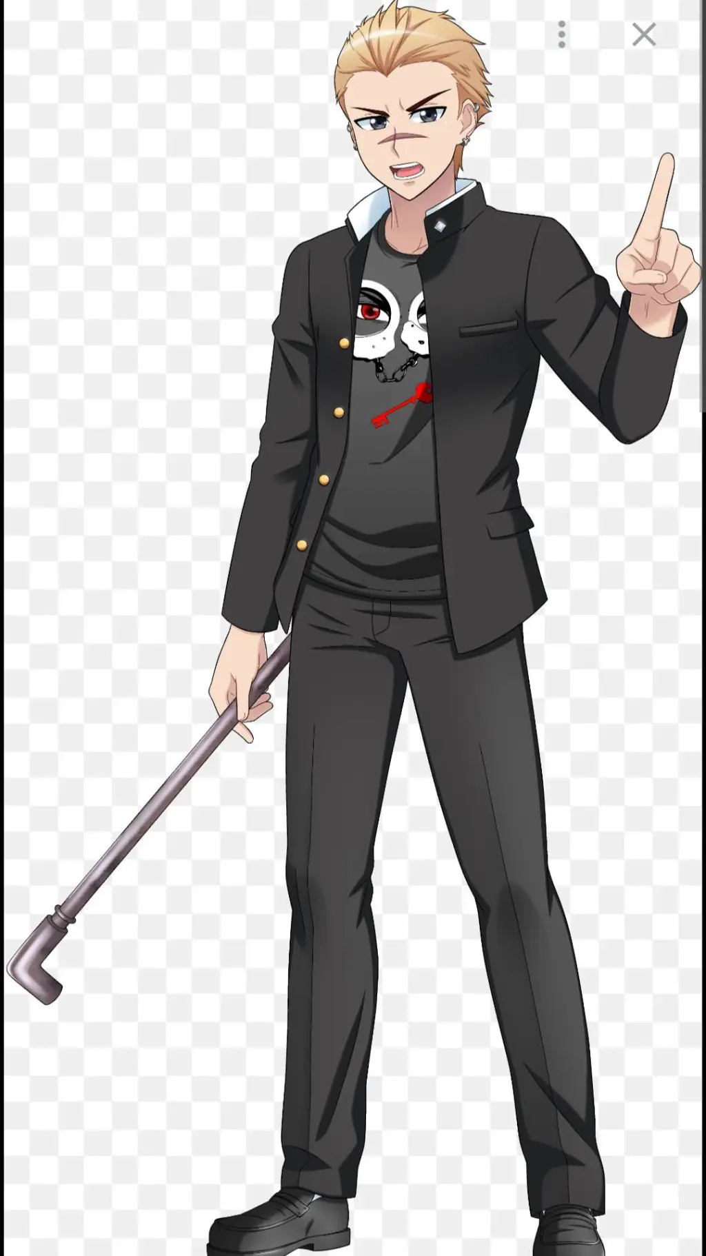 ai character: Hayanari Tsumeato background