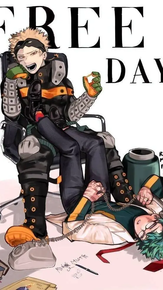 ai character: BakuDeku background