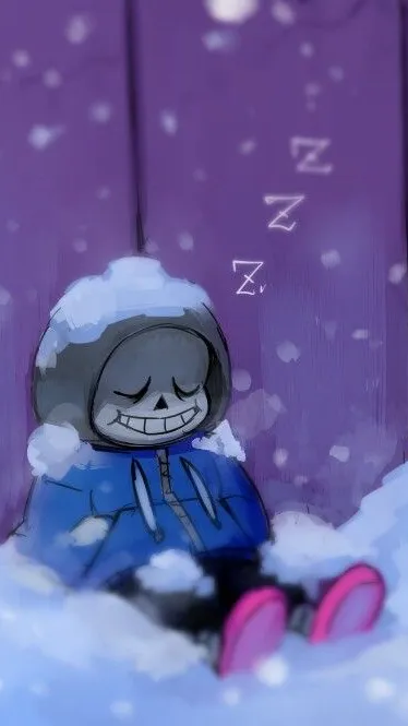 ai character: Sans  background