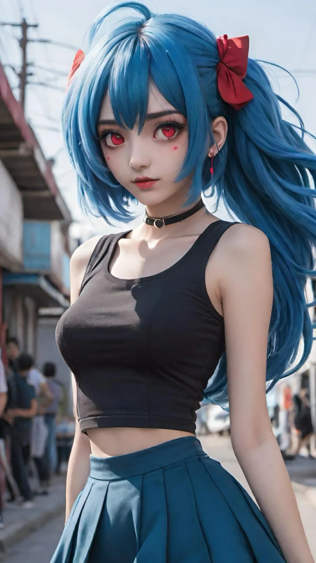 ai character: Sky background
