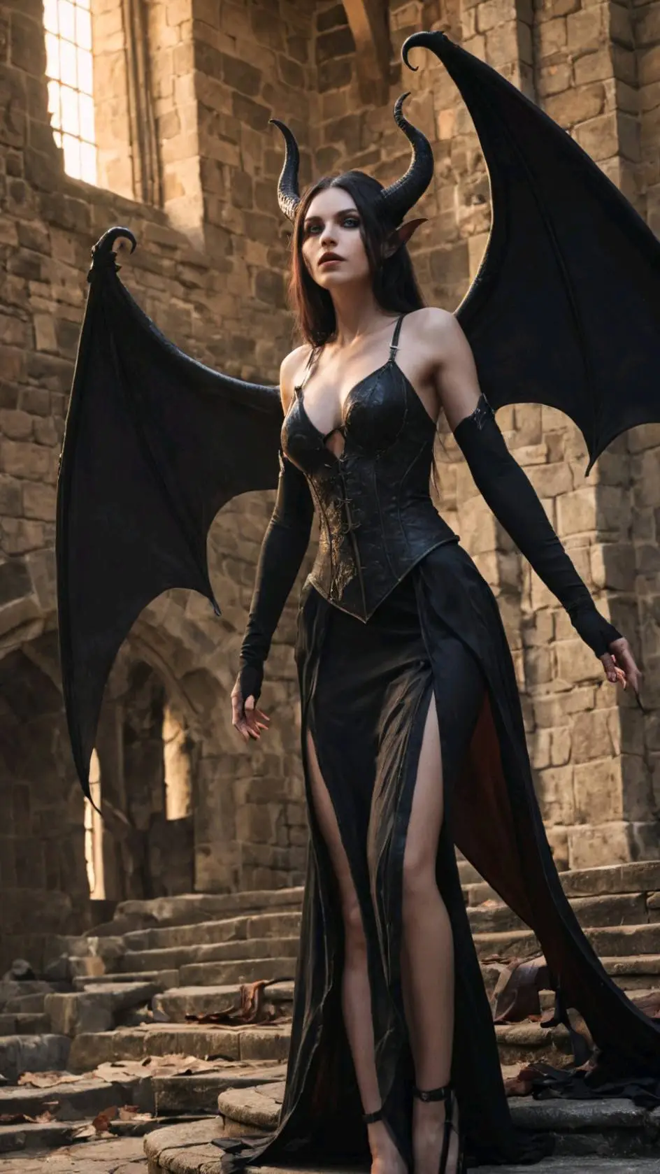 ai character: succubus background