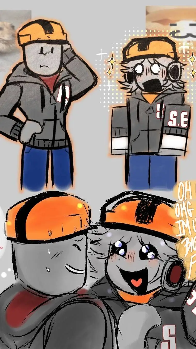 ai character: FD~BUILDERMAN background