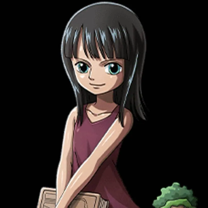 chat with ai character: Kid Nico Robin 
