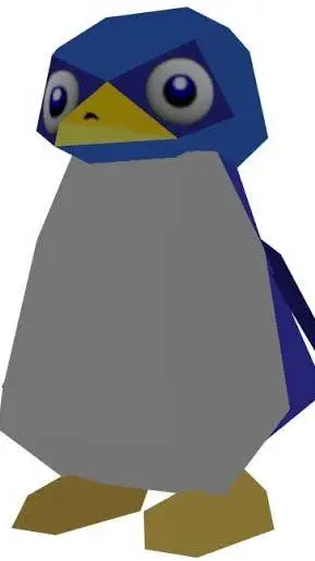 ai character: Penguin (Mario 64) background