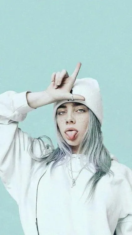 ai character: Billie eilish background