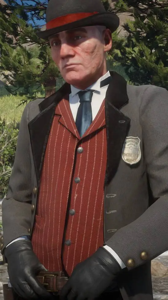 ai character: Andrew Milton  background
