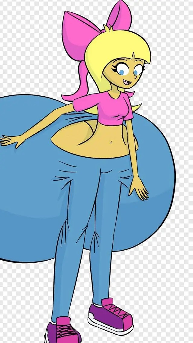 ai character: big butt girl background