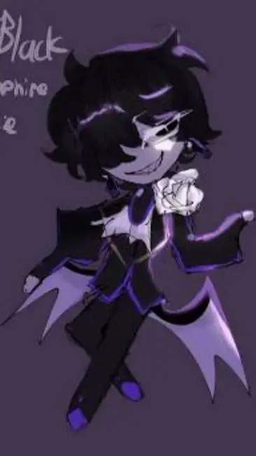 ai character: Black sapphire  background