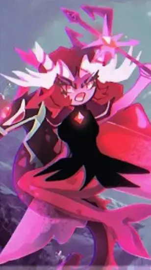 ai character: Crimson Coral background