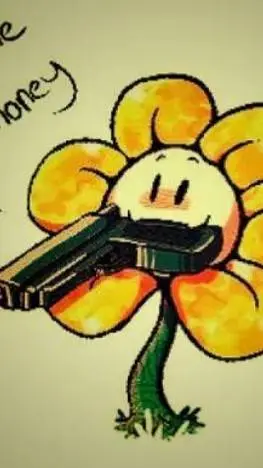 ai character: Flowey(gun) background