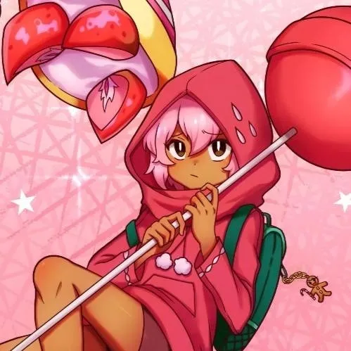 chat with ai character: Strawberry cookie