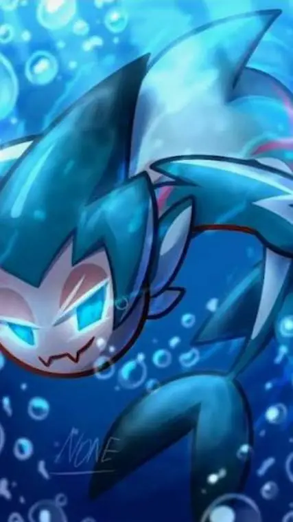 ai character: Sorbet Shark background