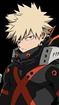 ai character: Katsuki bakugo  background