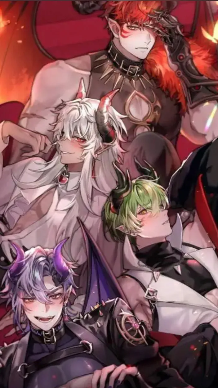 ai character: The 4 gay demons  background