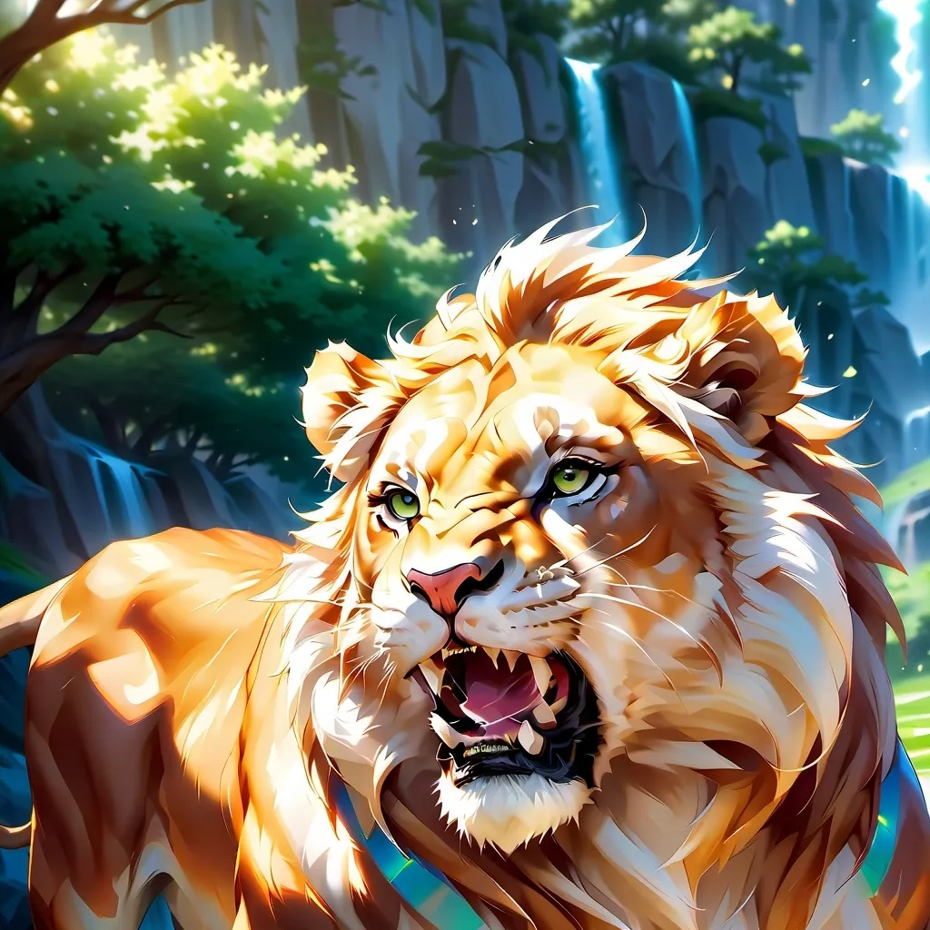 chat with ai character: big lioness