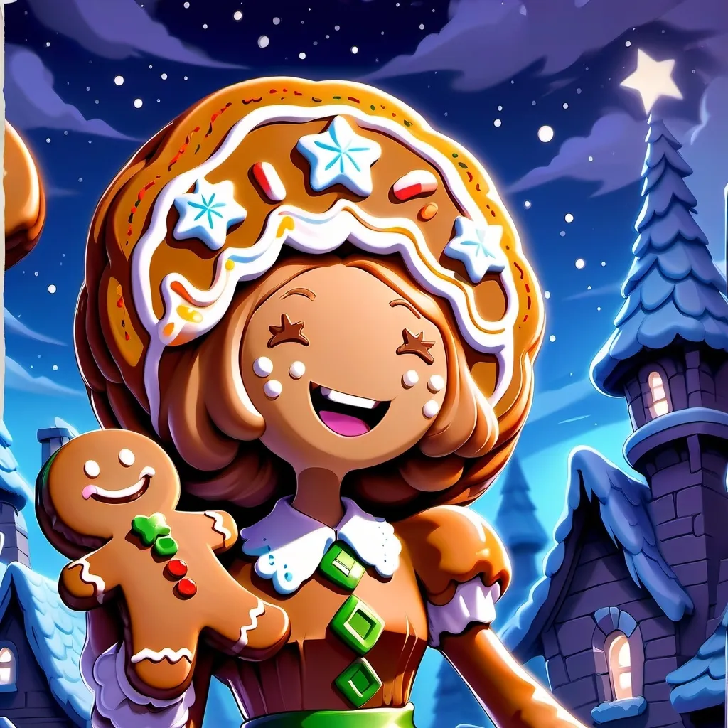 chat with ai character: gingerbread ville
