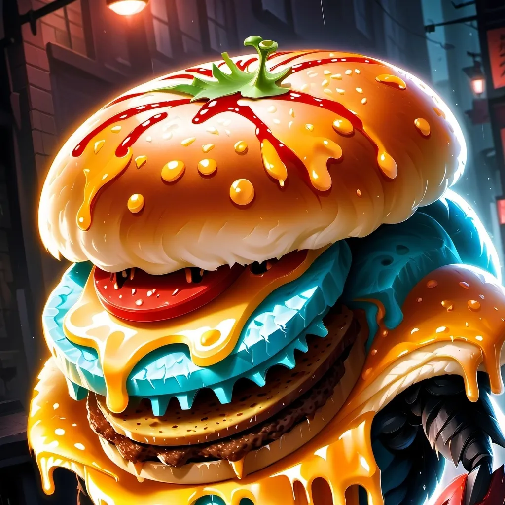 chat with ai character: hungry burger
