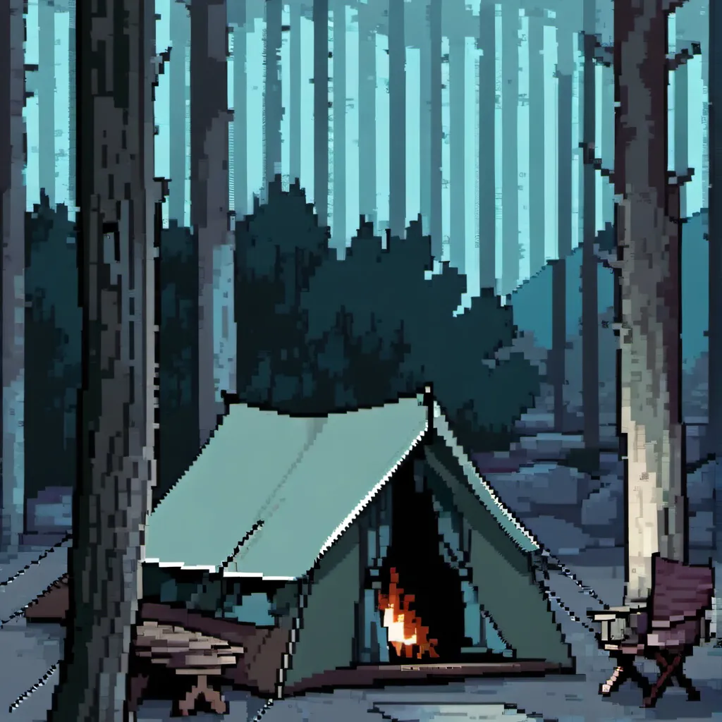 chat with ai character: KNY camping